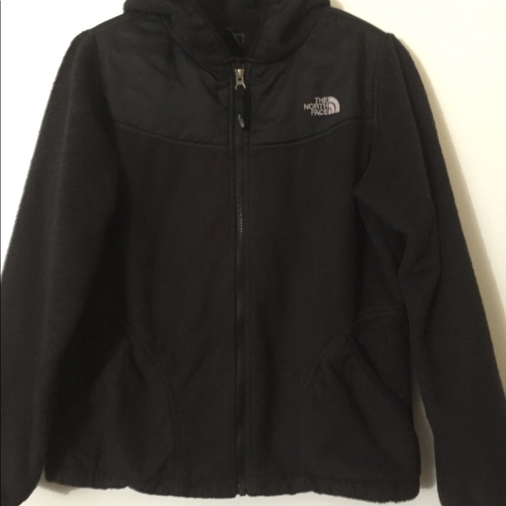 Girl’s XL Black Hooded Jacket
